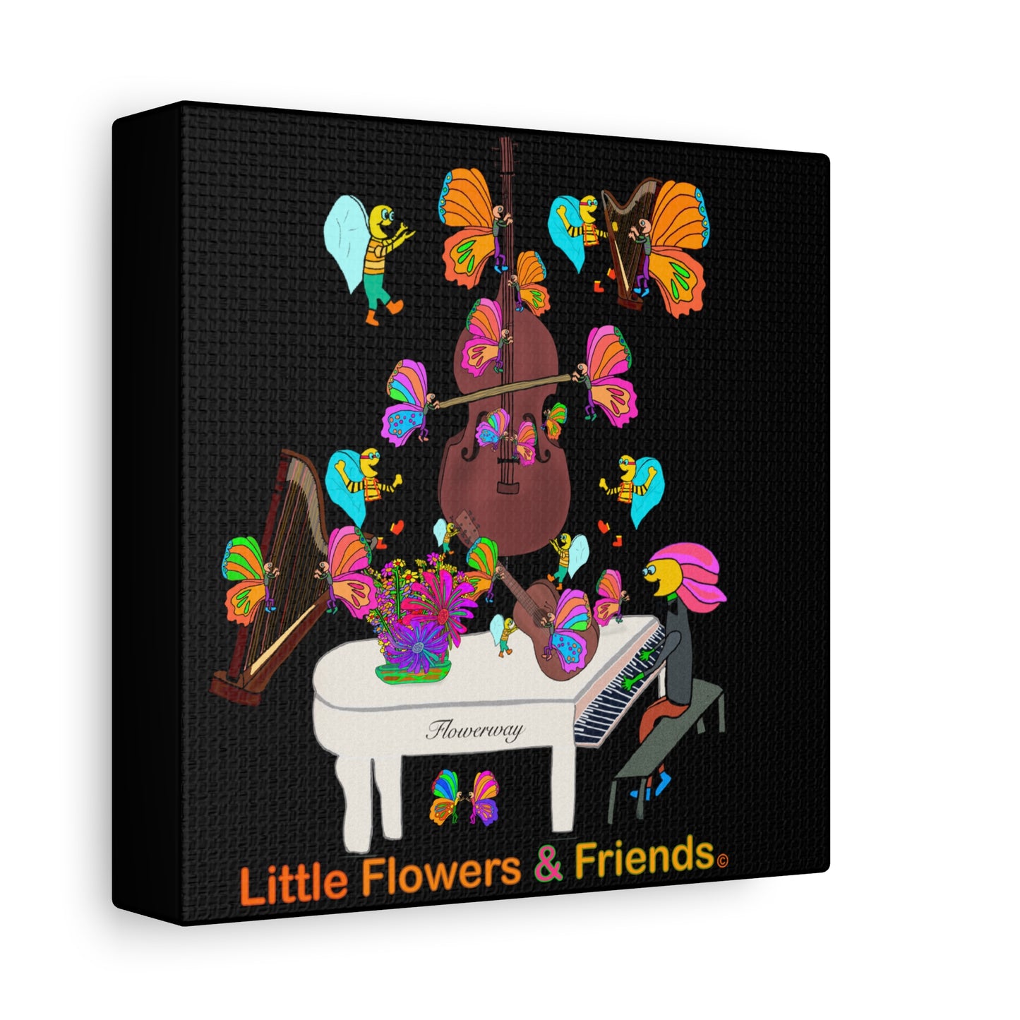 #039B) Jazz Time, Matte Canvas, Stretched, 1.25"