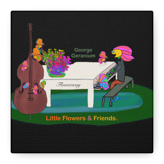 #043B) Music Lessons, Matte Canvas, Stretched, 1.25"