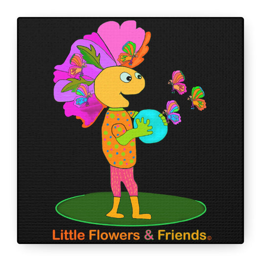 #034B) Betty Buttercup, Matte Canvas, Stretched, 1.25"