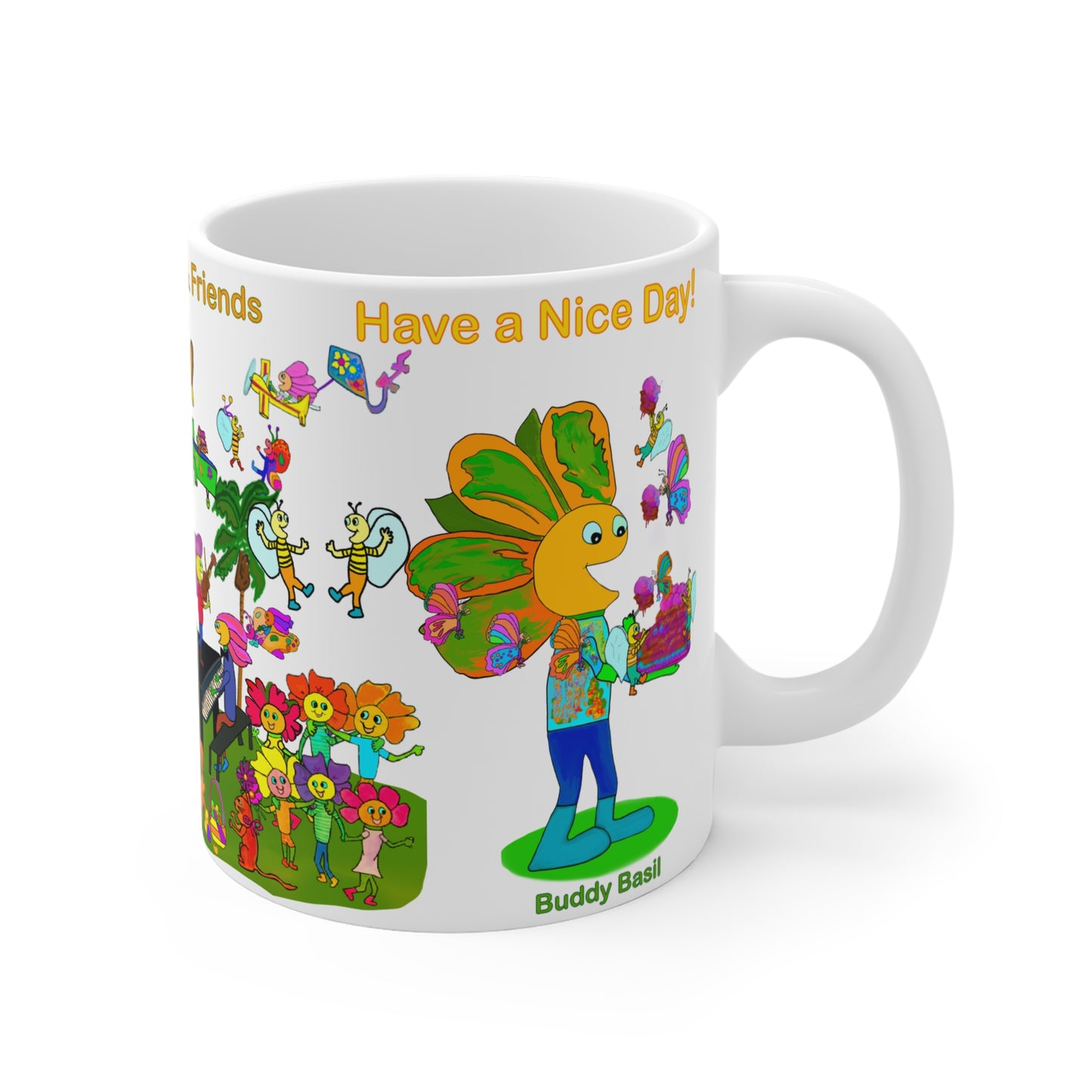 Ceramic Mug 11oz, Jazz Fest-#018