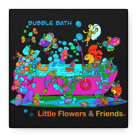 #037B) Bubble Bath, Matte Canvas, Stretched, 1.25"