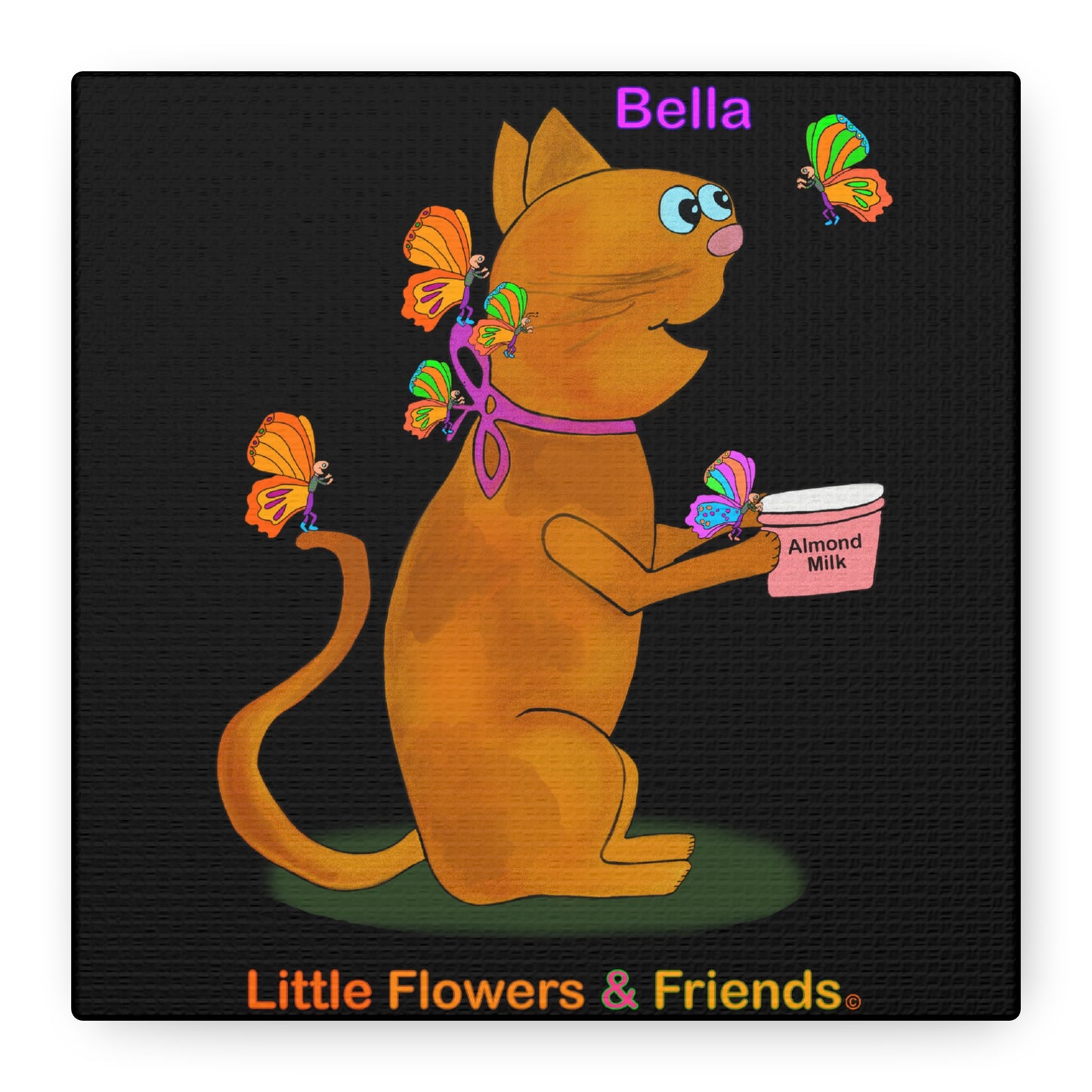 #009B) Bella, Matte Canvas, Stretched, 1.25"