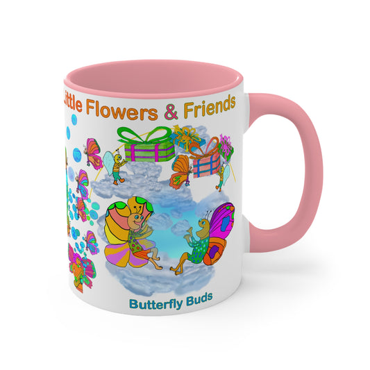 Accent Mug #P039, Pink 11oz