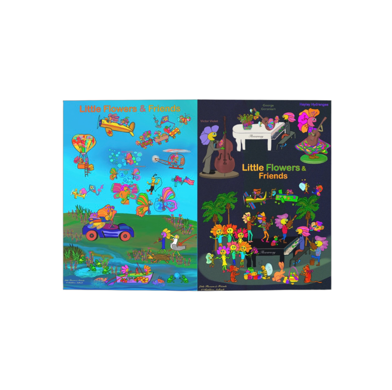 Greeting Card 5”x7” dark #D002