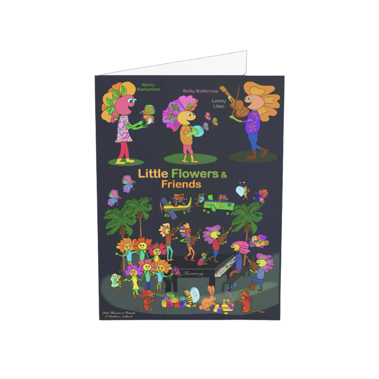 Greeting Card 5”x7” dark #D009