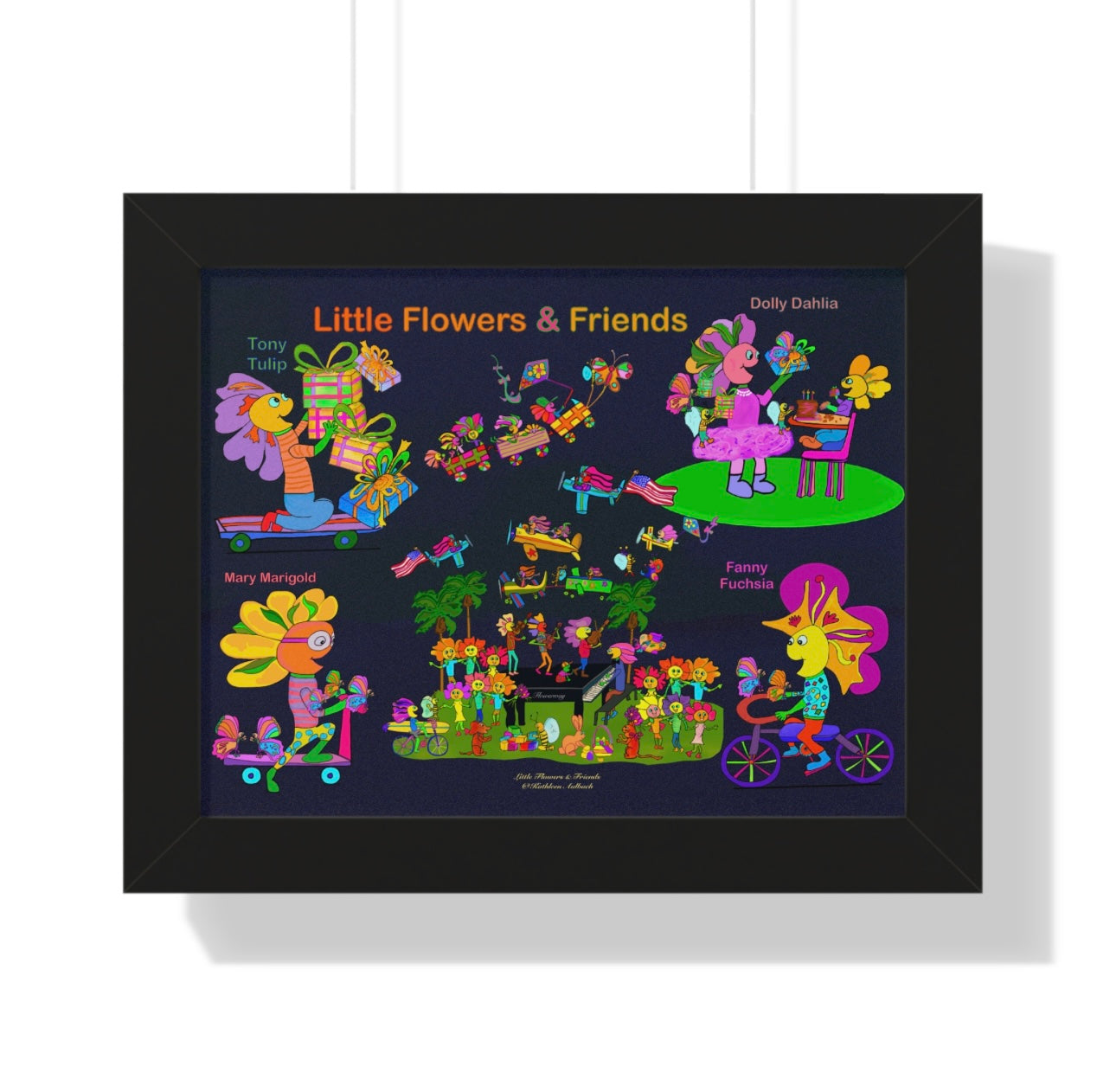 Poster Framed 14”x11” #PF007