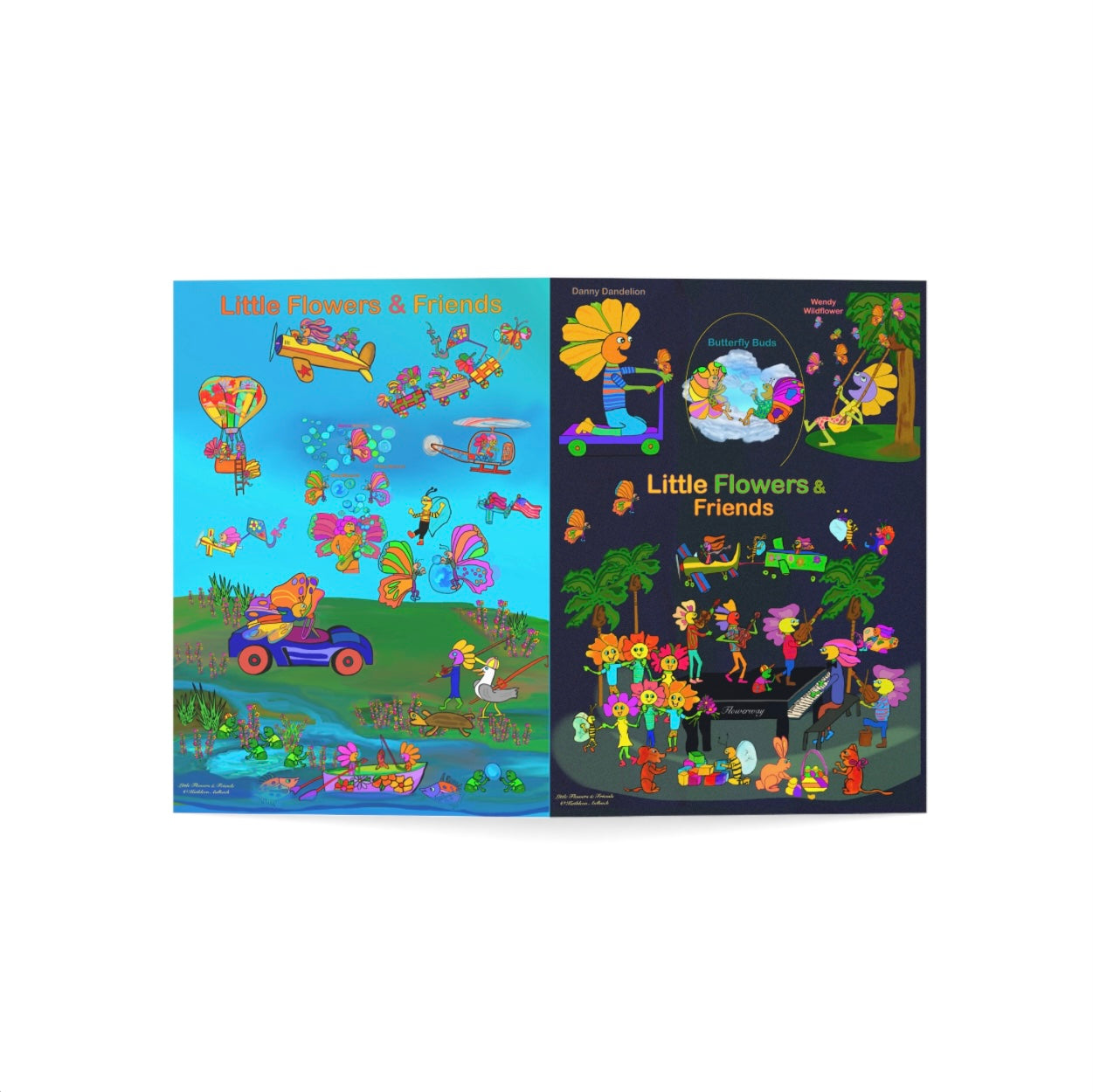 Greeting Card 5”x7” dark #D003