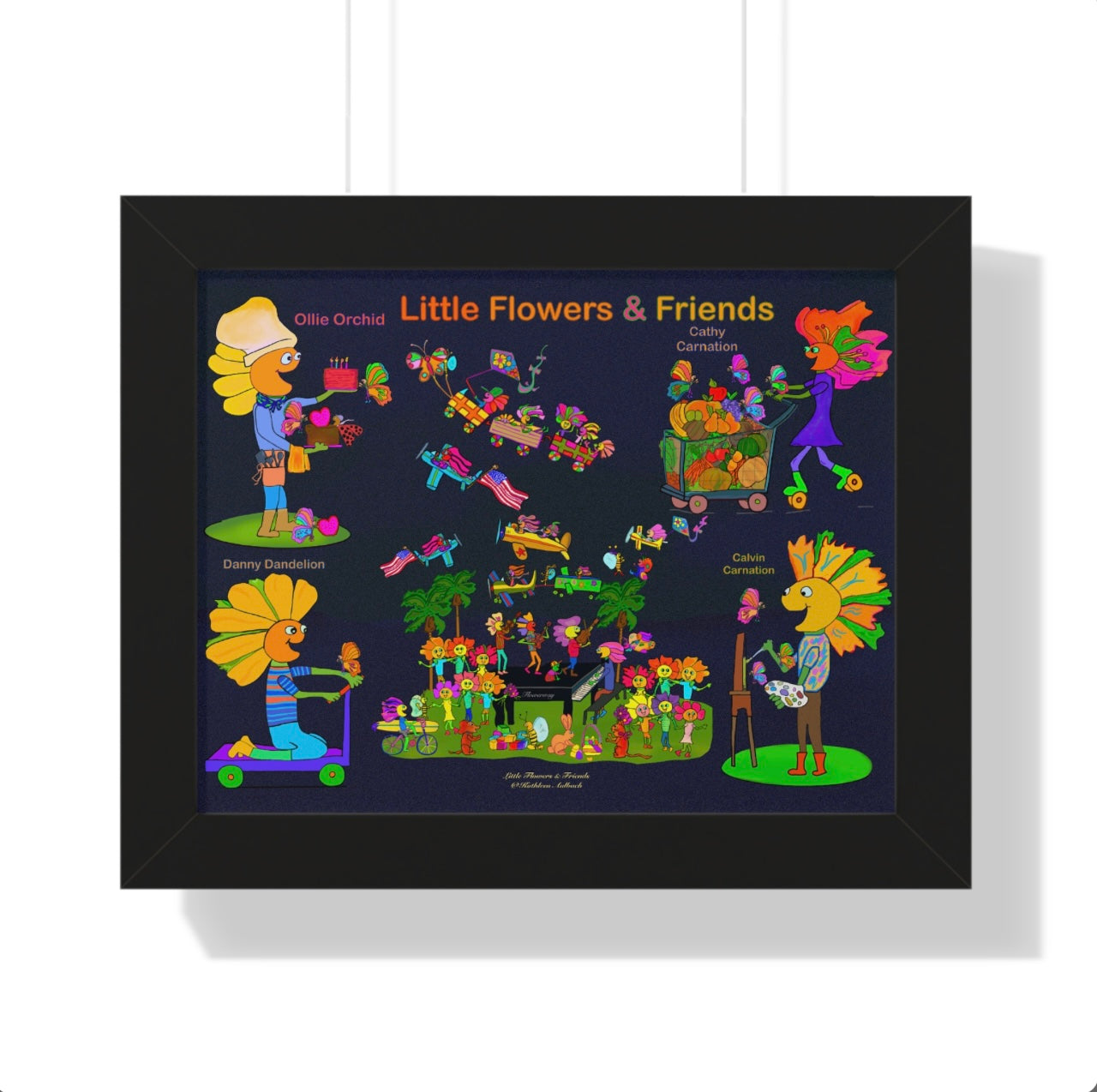Poster Framed 14”x11” #PF006