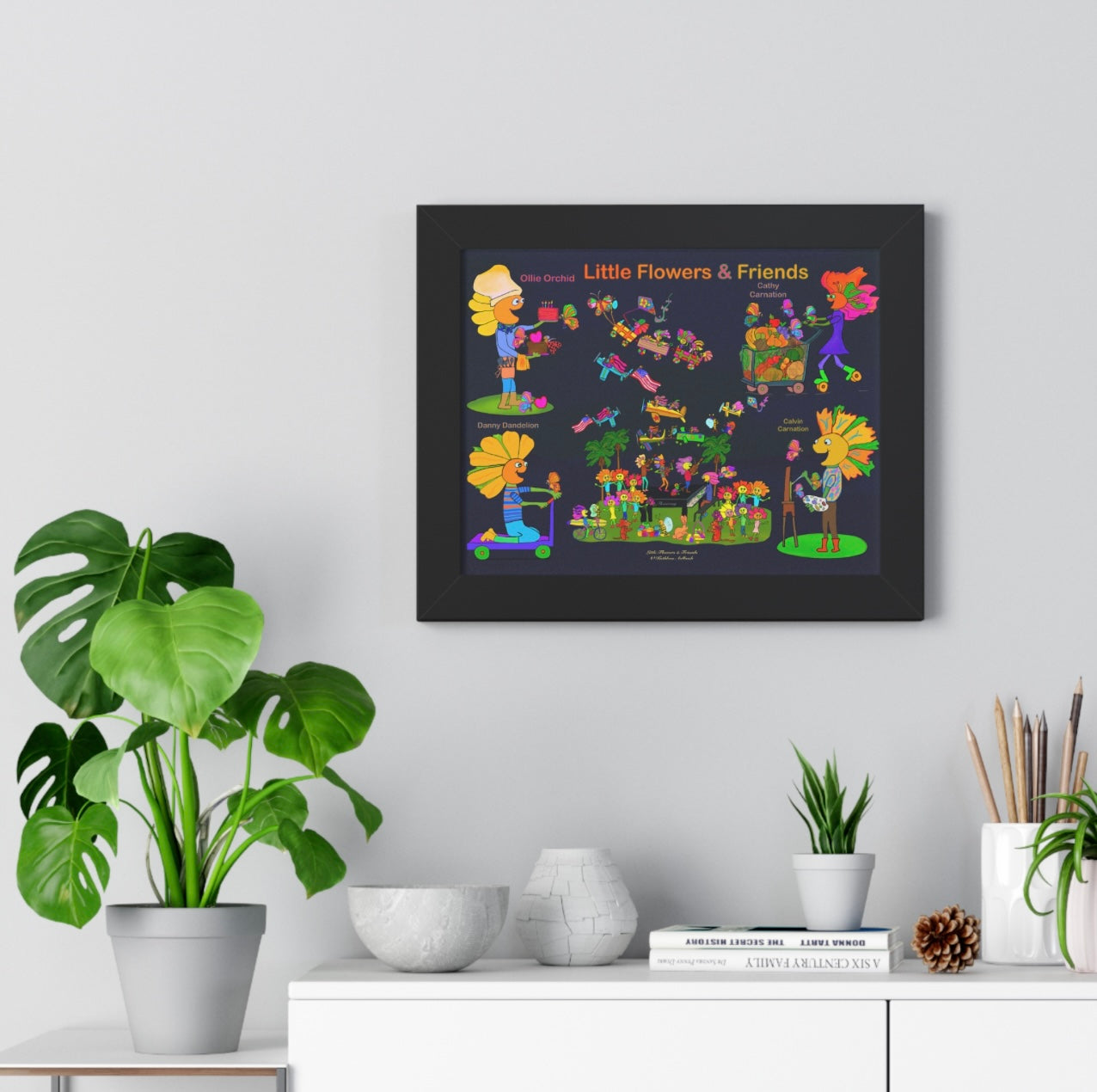 Poster Framed 14”x11” #PF006