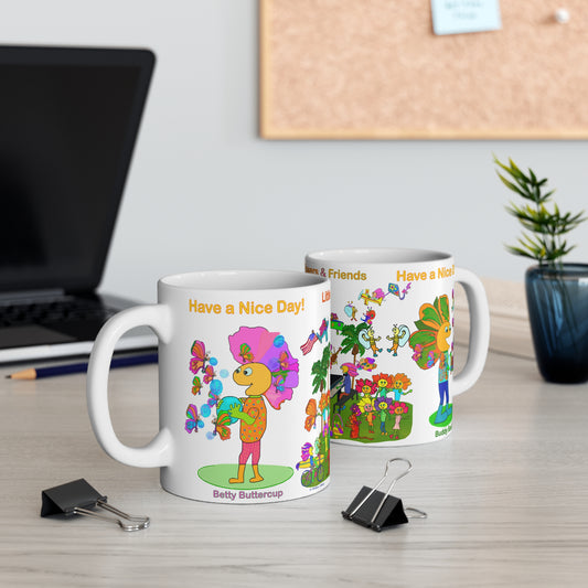 Ceramic Mug 11oz, Jazz Fest-#018