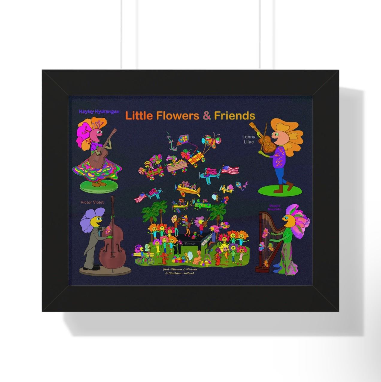 Poster Framed 14”x11” #PF005