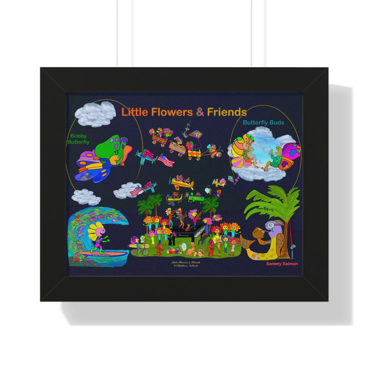 Poster Framed 14”x11” #PF004