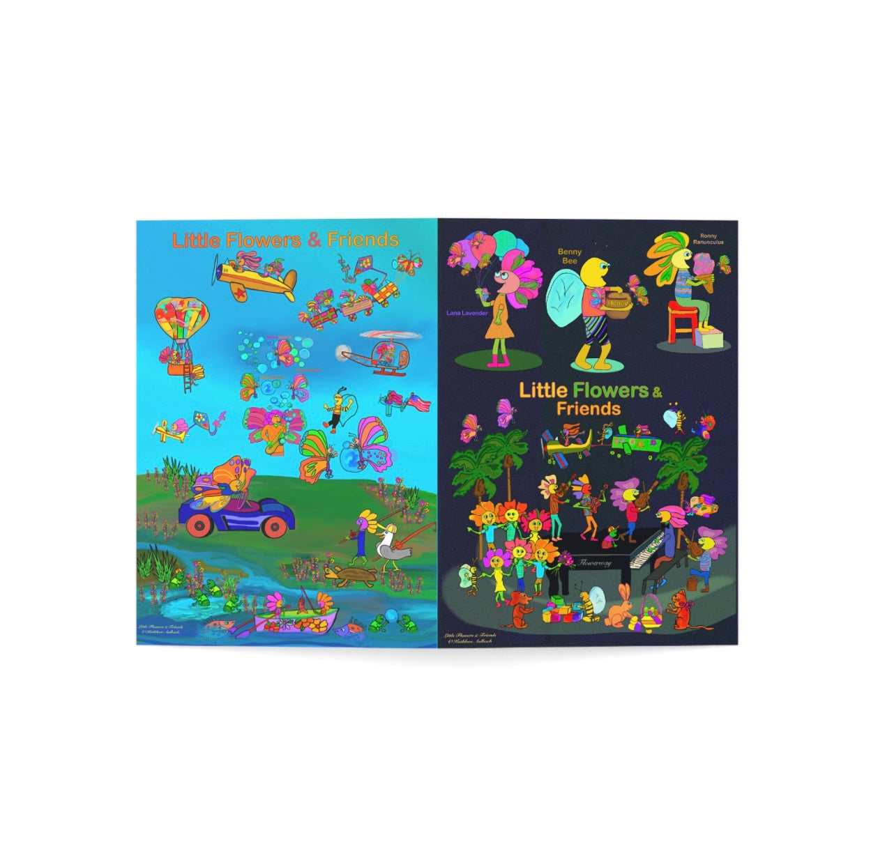 Greeting Card 5”x7” dark #D006