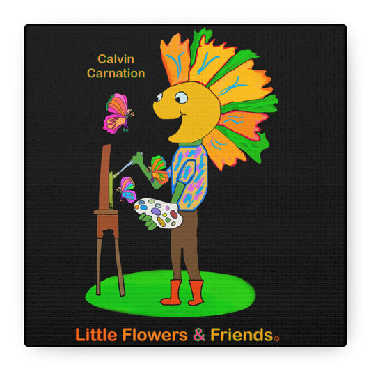 #035B) Calvin Carnation, Matte Canvas, Stretched, 1.25"