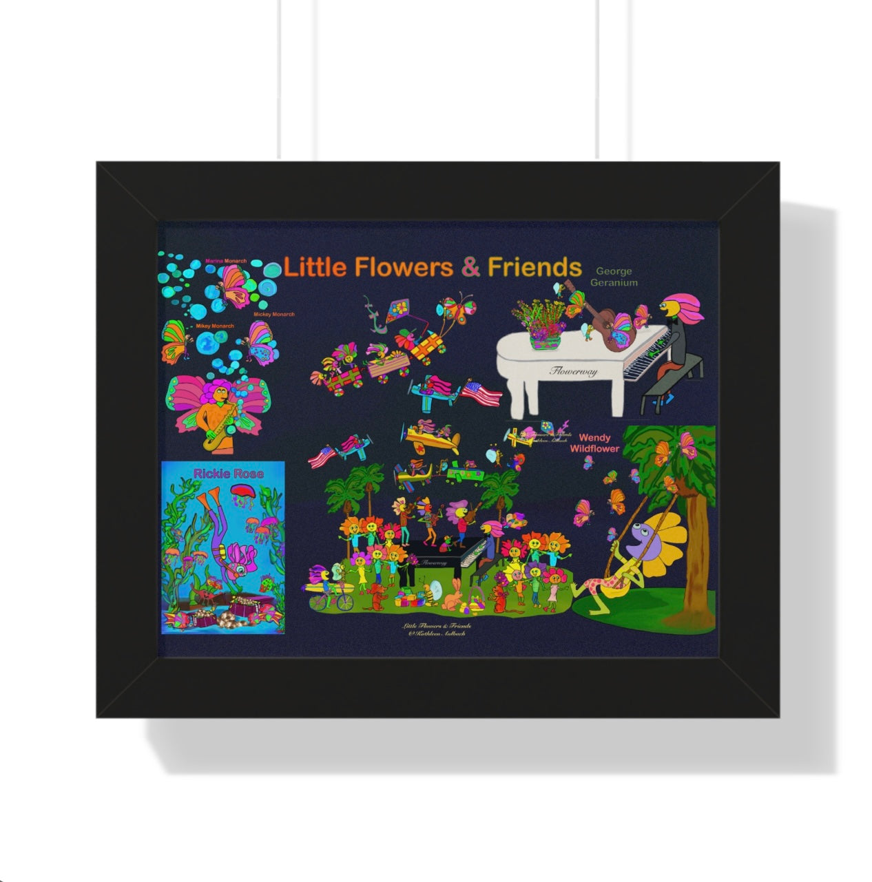 Poster Framed 14”x11” #PF002
