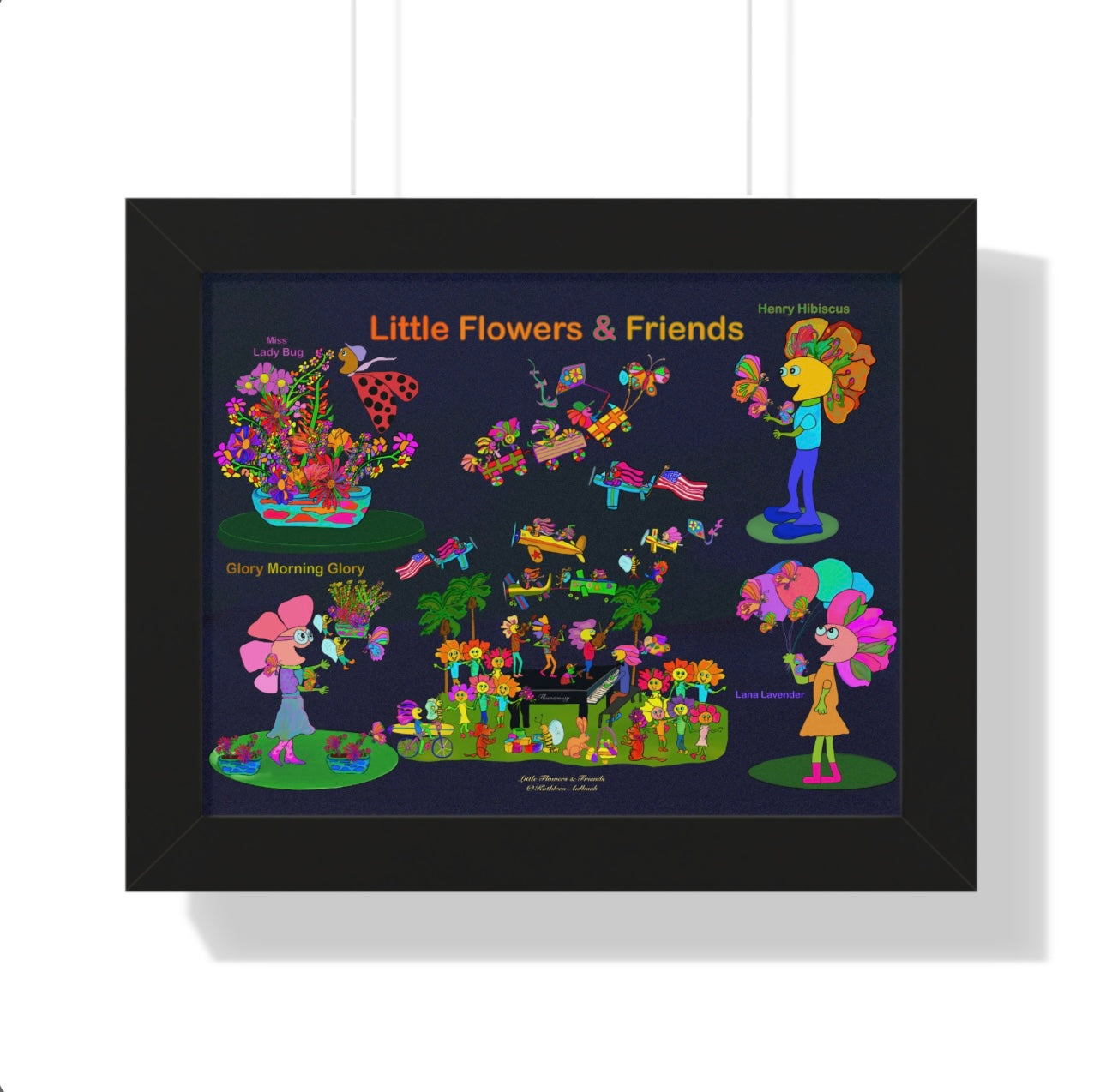 Poster Framed 14”x11” #PF001