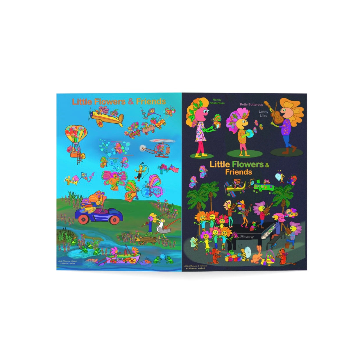 Greeting Card 5”x7” dark #D009