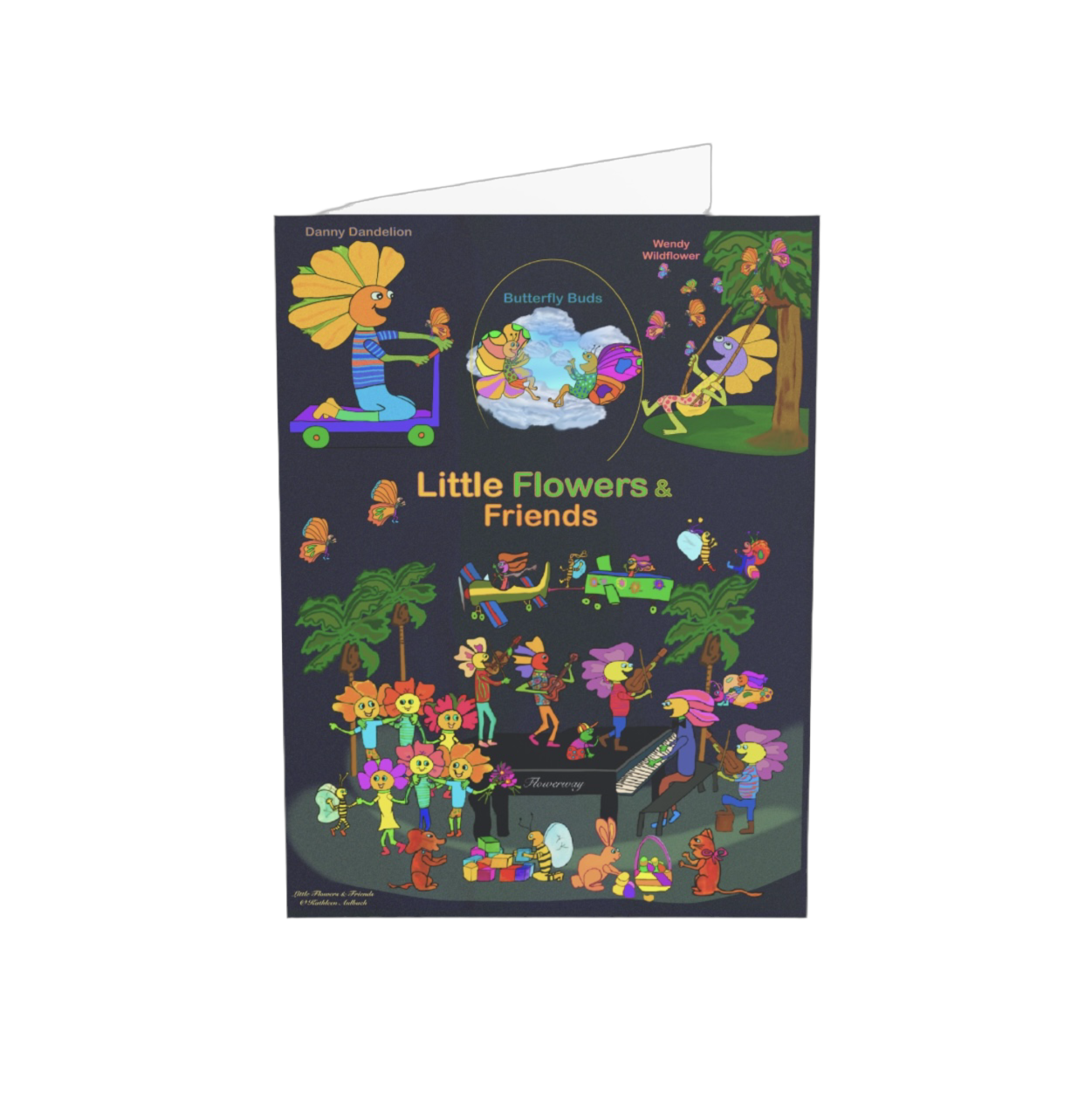 Greeting Card 5”x7” dark #D003