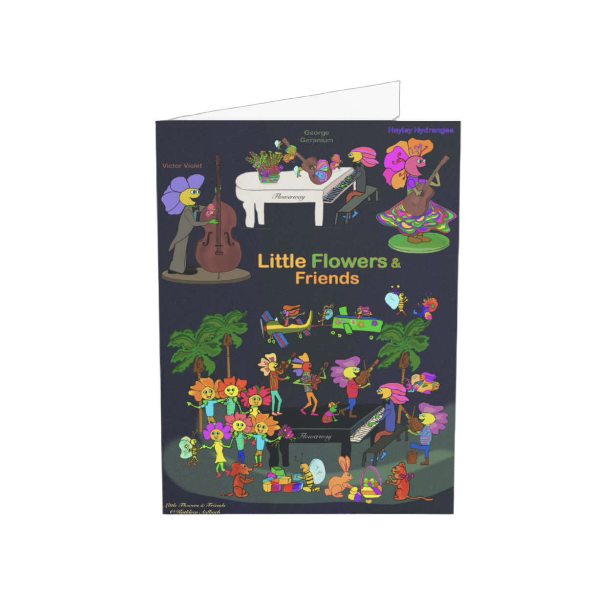 Greeting Card 5”x7” dark #D002
