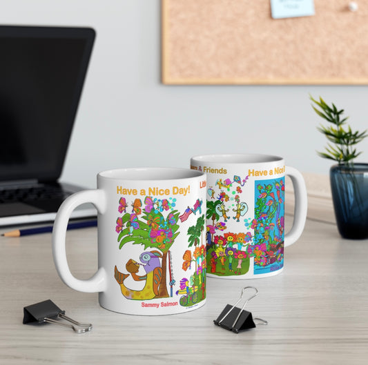 Ceramic Mug 11oz, Jazz Fest-#020